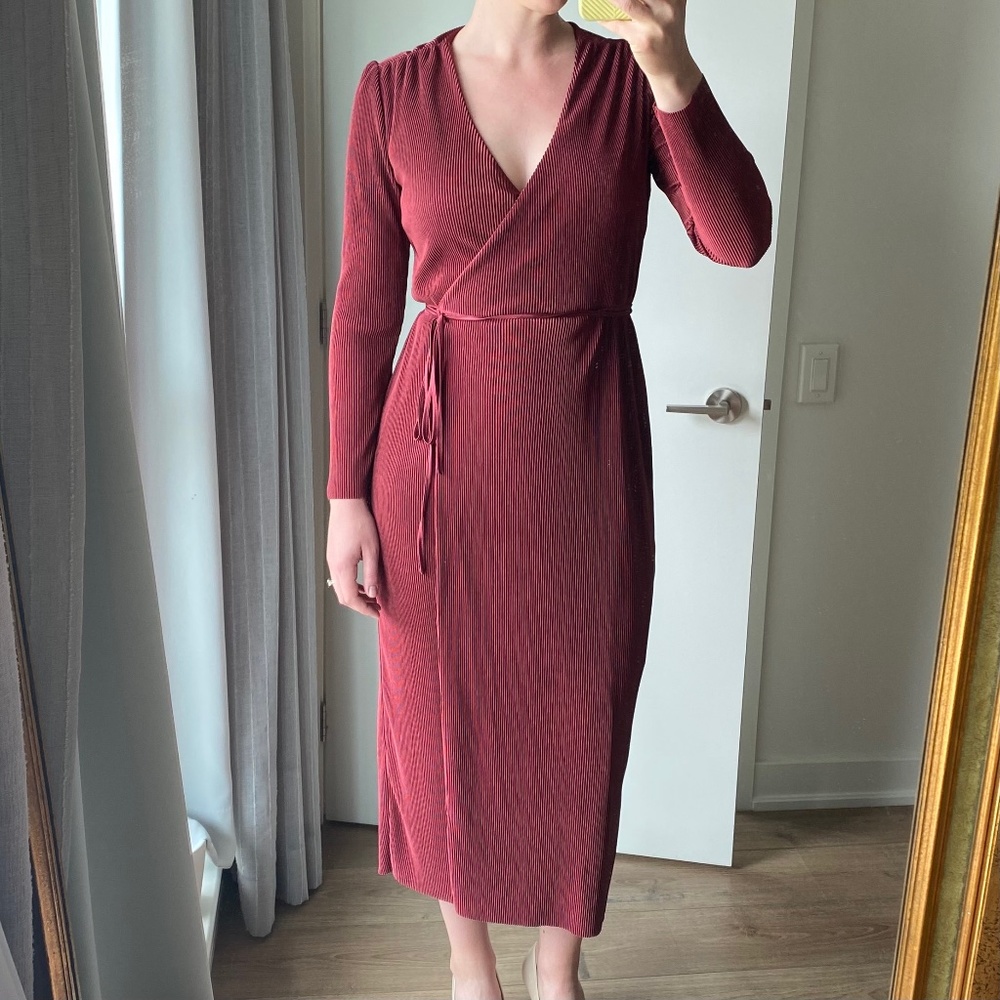 Cranberry Charles Henry Wrap Dress